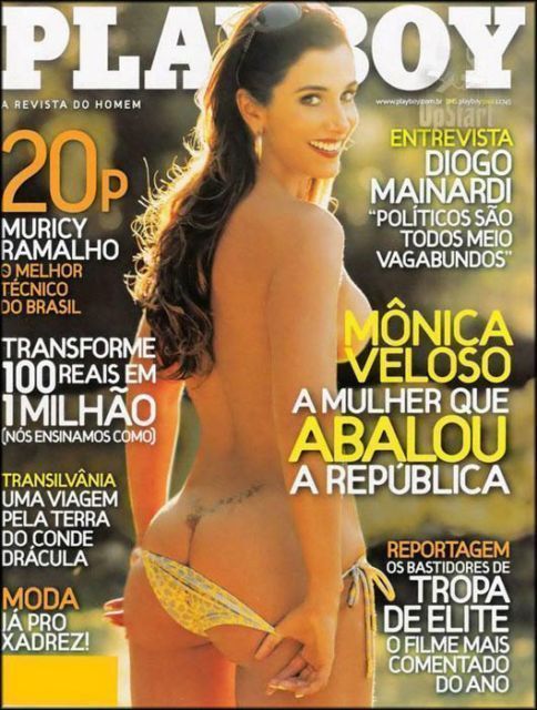 Mônica Veloso pelada na Playboy Outubro de 2007