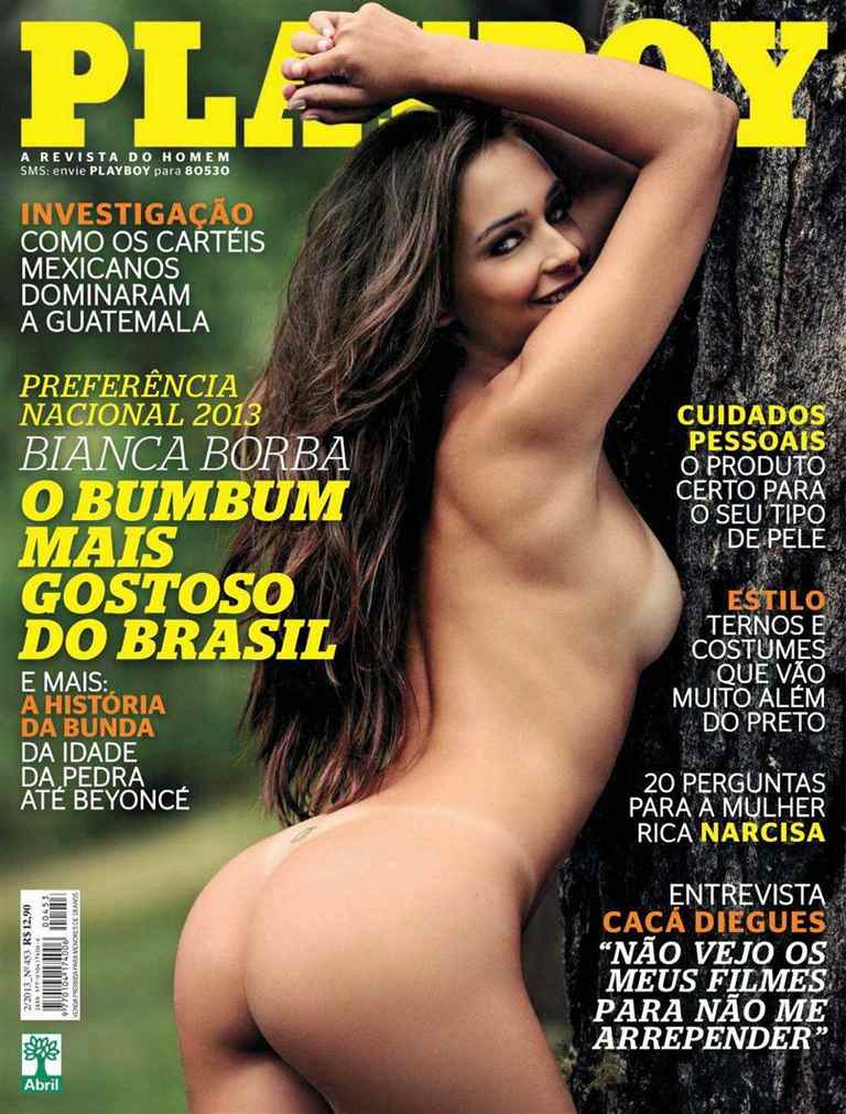 Bianca Borba Pelada na playboy Fevereiro de 2013