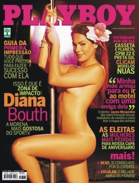 Diana Bouth pelada na playboy Julho de 2005