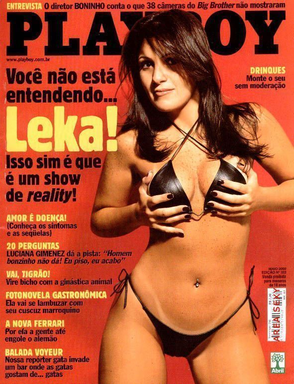 Leka pelada na playboy Maio de 2002