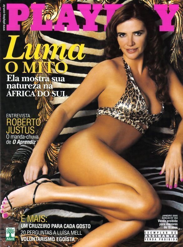 Luma de Oliveira pelada na playboy – Janeiro de 2005