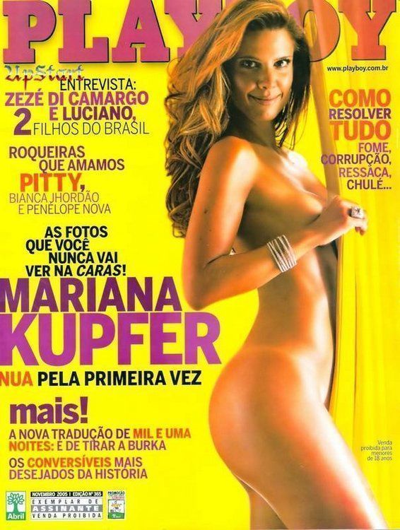 Mariana Kupfer pelada na playboy Novembro de 2005