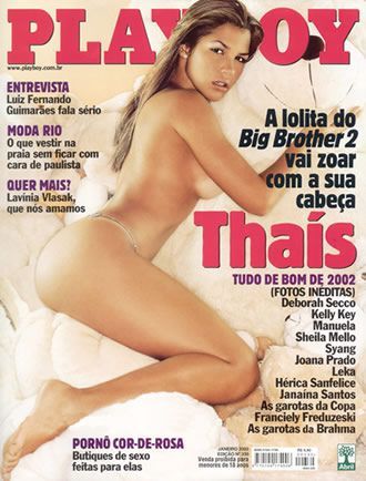 Thais Ventura pelada na playboy Janeiro de 2003