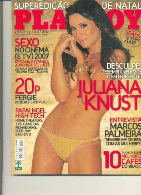 Juliana Knust pelada na Playboy Dezembro de 2007