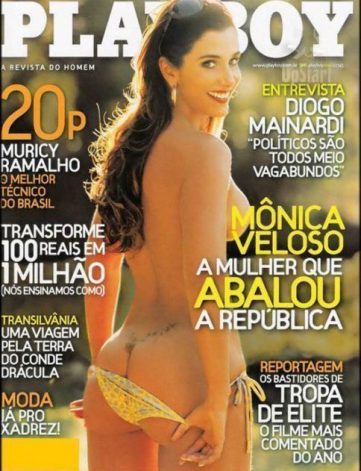 Mônica Veloso pelada na Playboy Outubro de 2007