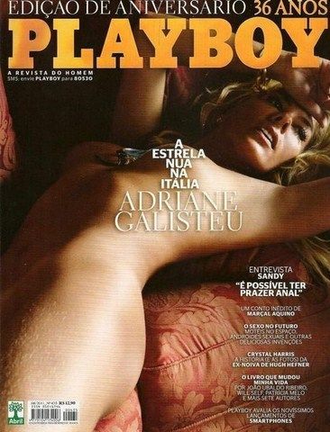 Adriane Galisteu pelada na playboy – Agosto de 2011