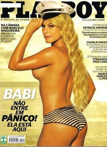 Babi Rossi pelada na playboy – Abril de 2011