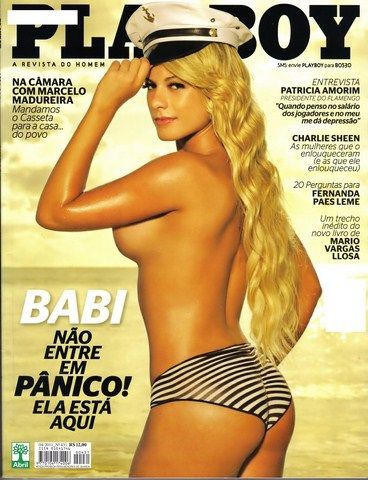 Babi Rossi pelada na playboy – Abril de 2011