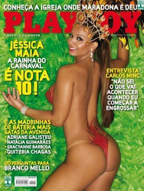 Jéssica Maia pelada na playboy – Fevereiro de 2009