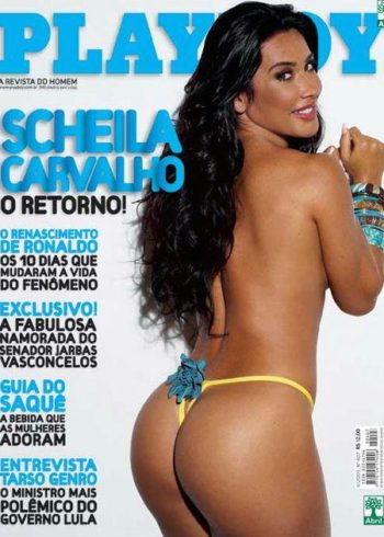 Scheila Carvalho pelada na playboy – Abril de 2009