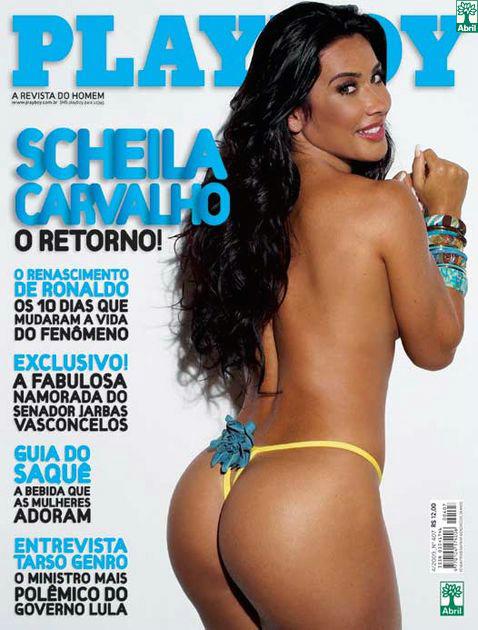Scheila Carvalho pelada na playboy – Abril de 2009